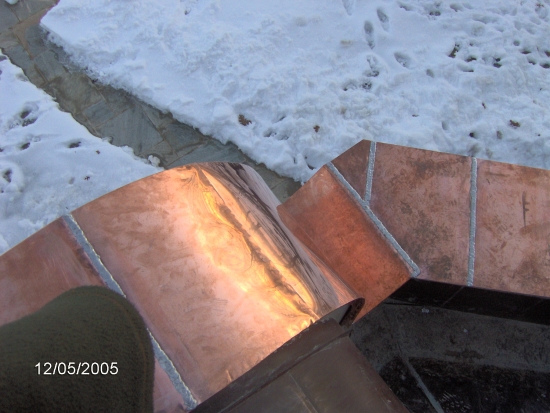 AZ Best Roofing self-sustainable special copper wall cap franklin lakes NJ roofing