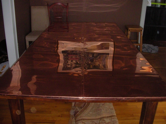 AZ Best Roofing self-sustainable special-copper table