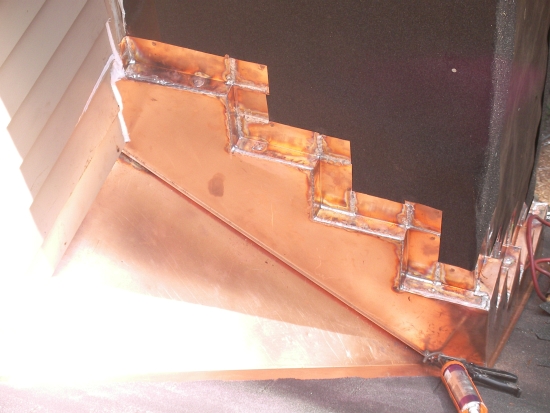 AZ Best Roofing self-sustainable special-copper chimney flashing