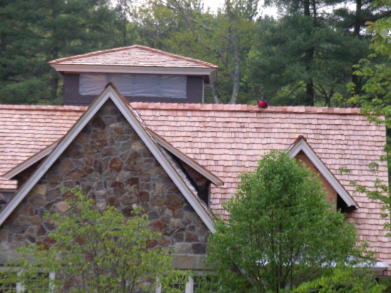 AZ Best Roofing self-sustainable cedar handsplit shakes roof Redding CT